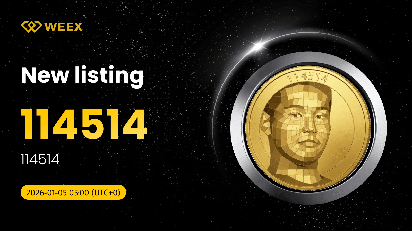 114514 USDT Wird auf WEEX Spot gelistet