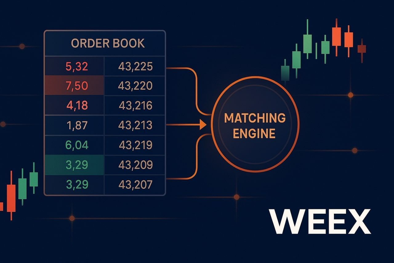 Matching Engine و عمق دفتر سفارش در Spot Pro WEEX