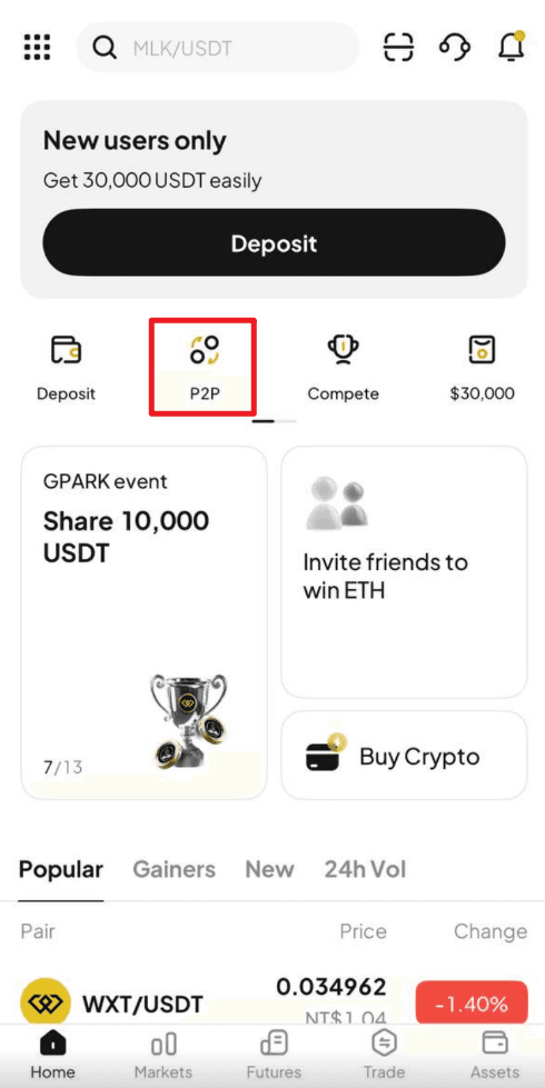 WEEX P2P Üzerinden Kripto Para Nasıl Alınır?