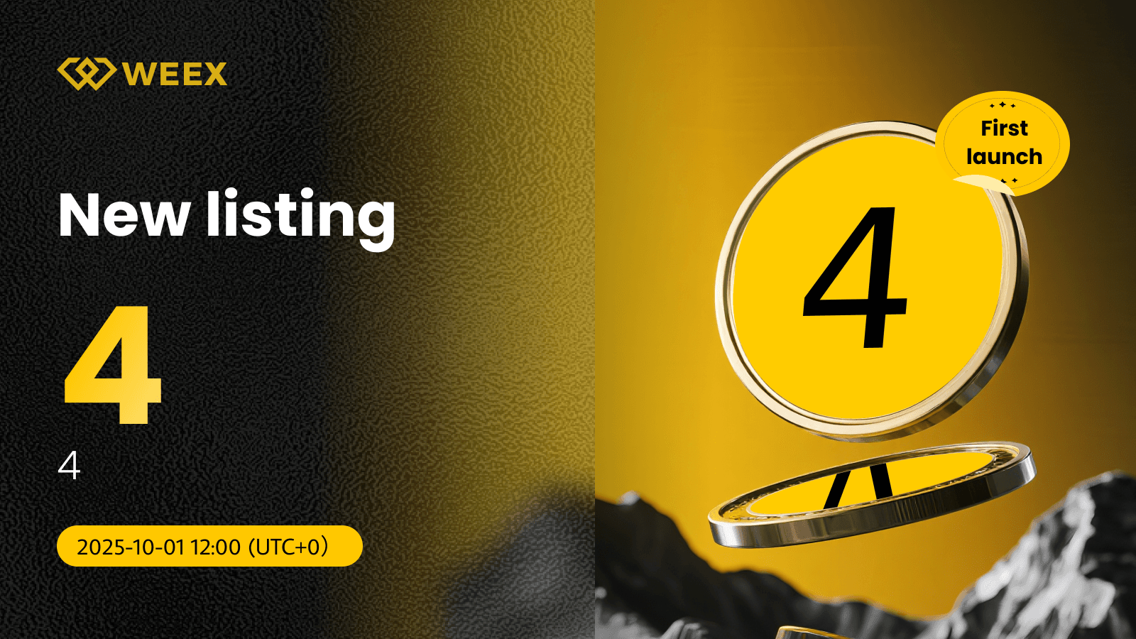 4 USDT Premiere Listing on WEEX: Spot Trading Live