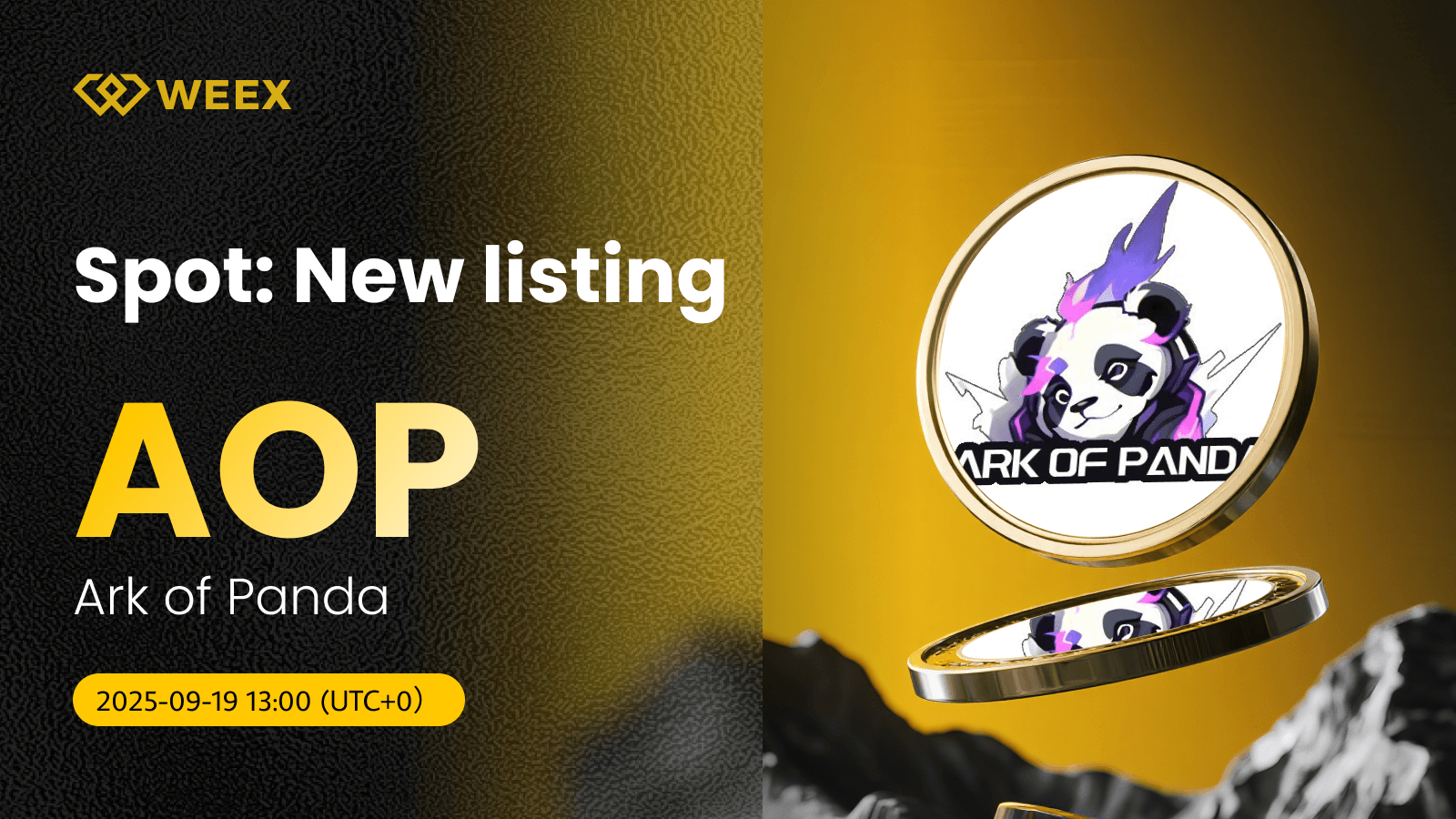 AOP USDT Now Available: WEEX Lists Ark of Panda (AOP) Coin