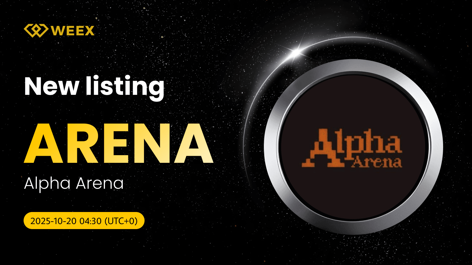 ARENA USDT WEEX'te Listeleniyor: Alpha Arena (ARENA) Artık Mevcut