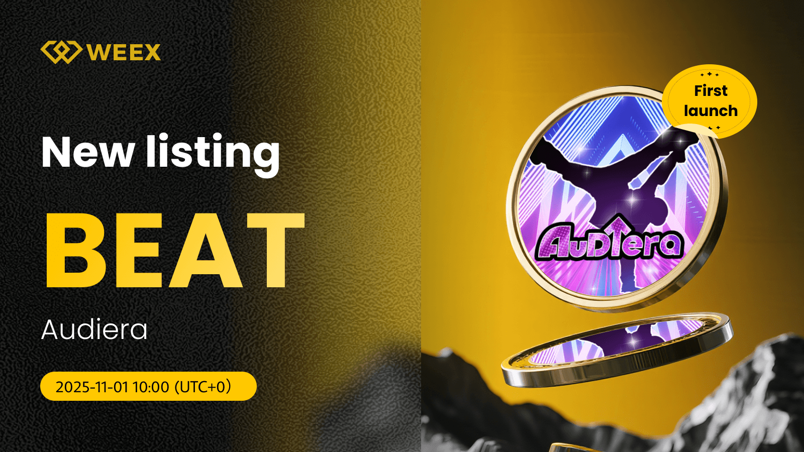BEAT USDT Now Live: WEEX Lists Audiera (BEAT) Coin