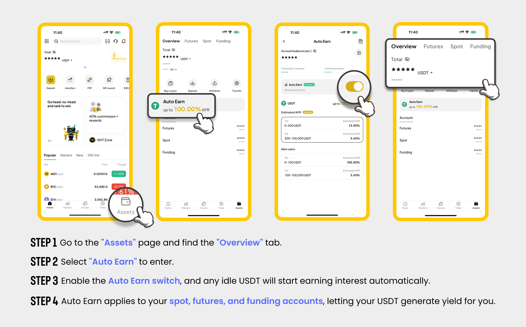 Grow Your Crypto Daily: Earn Up to 100% APR with WEEX Auto Earn