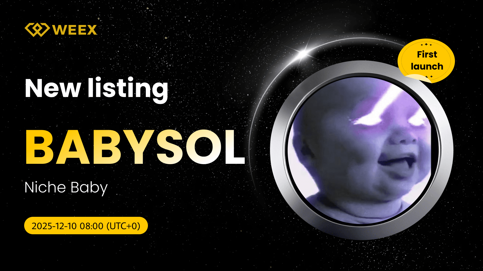 BABYSOL USDT Trading Live: Niche Baby Coin Lists on WEEX