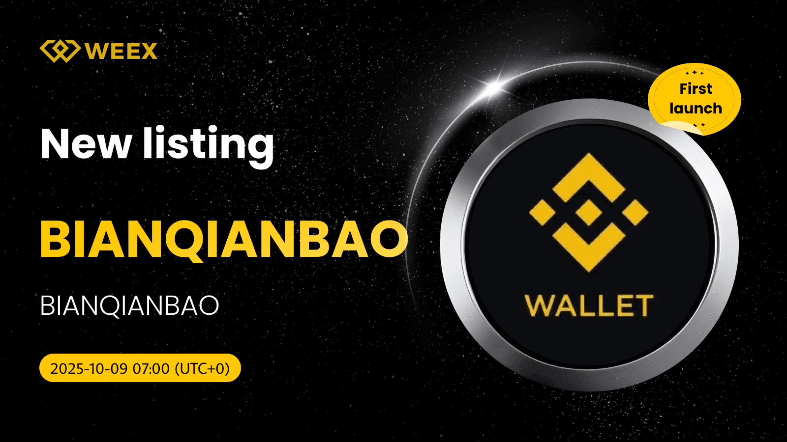 BIANQIANBAO USDT Trading Pair Now Live on WEEX Spot Exchange