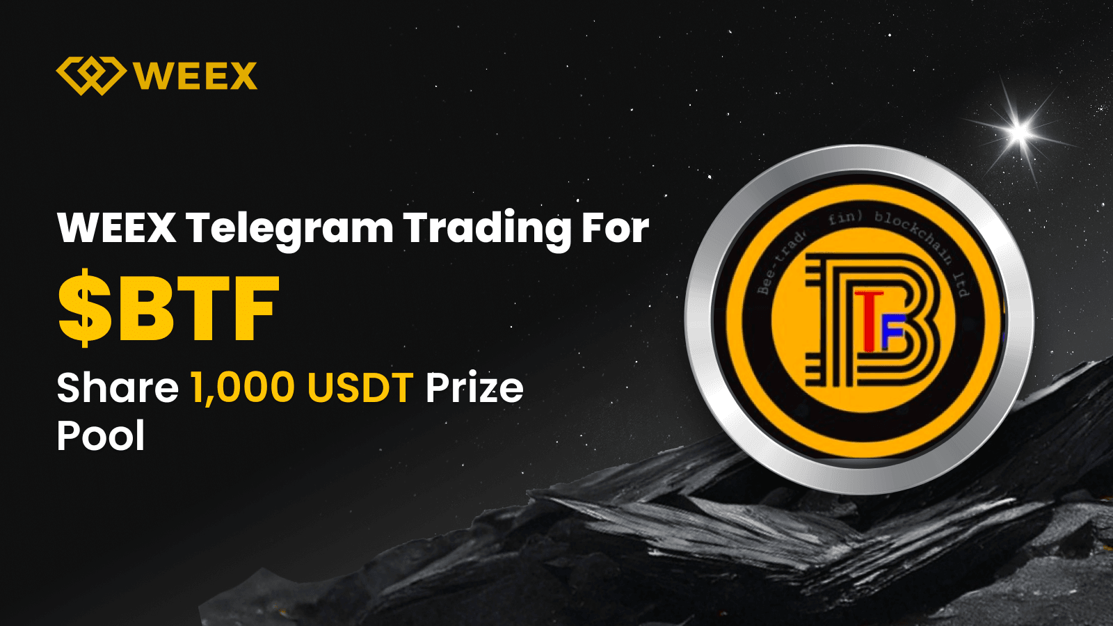 $BTF Telegram Campaign – 1,000 USDT Prize Pool