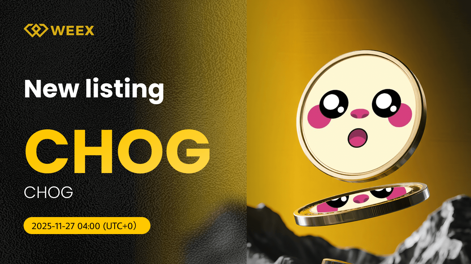 Trade CHOG USDT: CHOG Coin Listed on WEEX Exchang