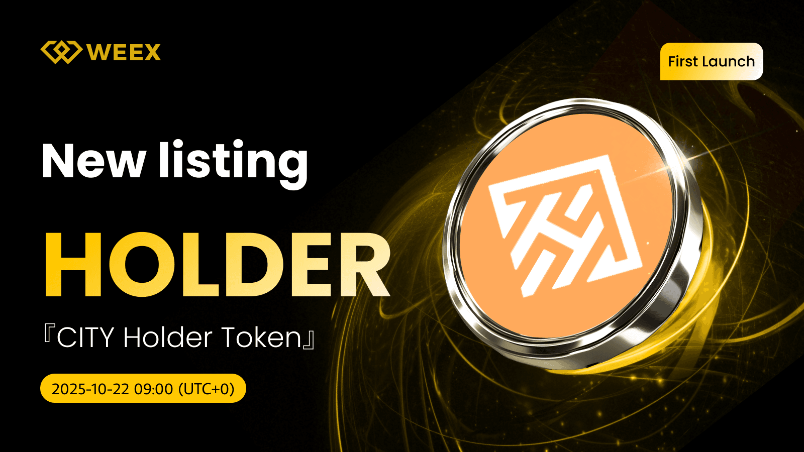 HOLDER USDT Lists on WEEX: CITY Holder Token (HOLDER) Coin