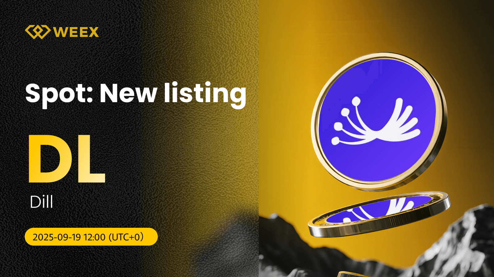 Dill (DL) Coin Listed on WEEX with DL USDT Spot Trading Pair