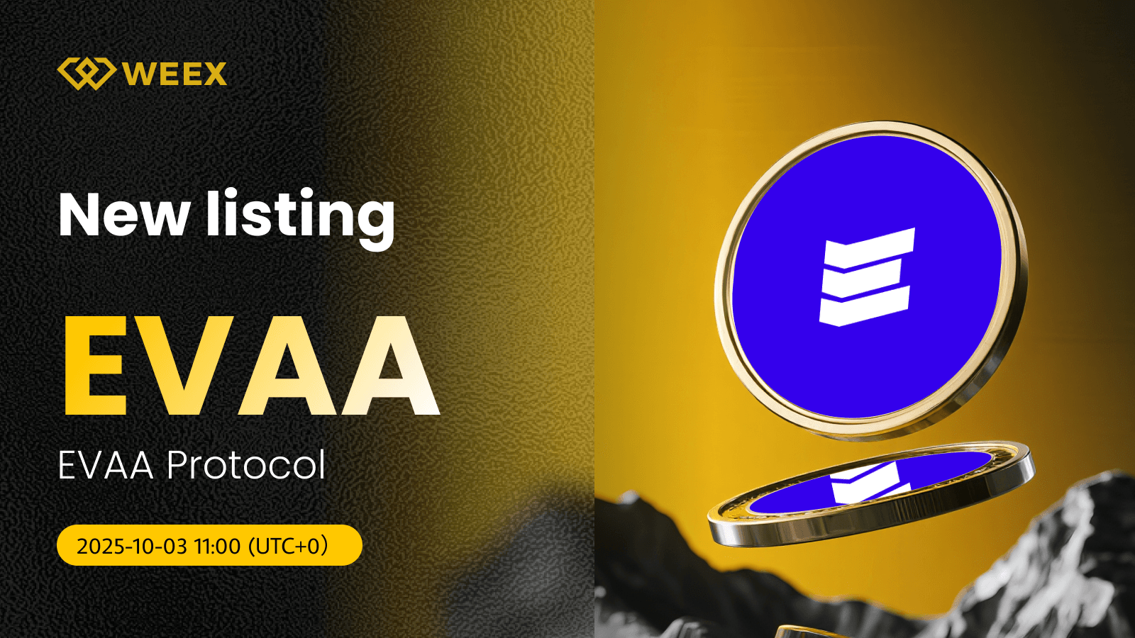 EVAA USDT Premier Listing on WEEX: Trade EVAA Protocol