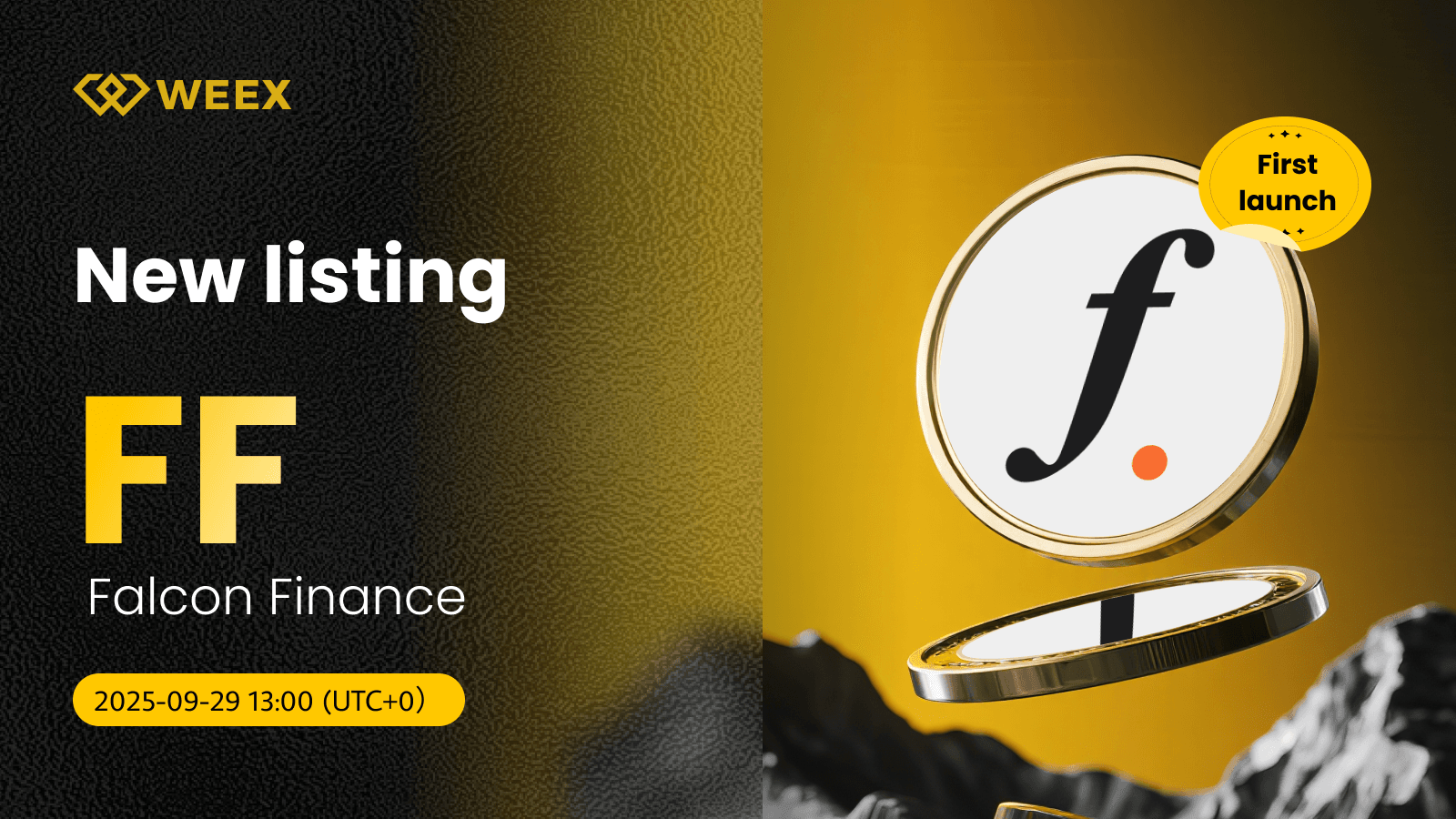 FF USDT Premieres on WEEX: Falcon Finance Coin Listed