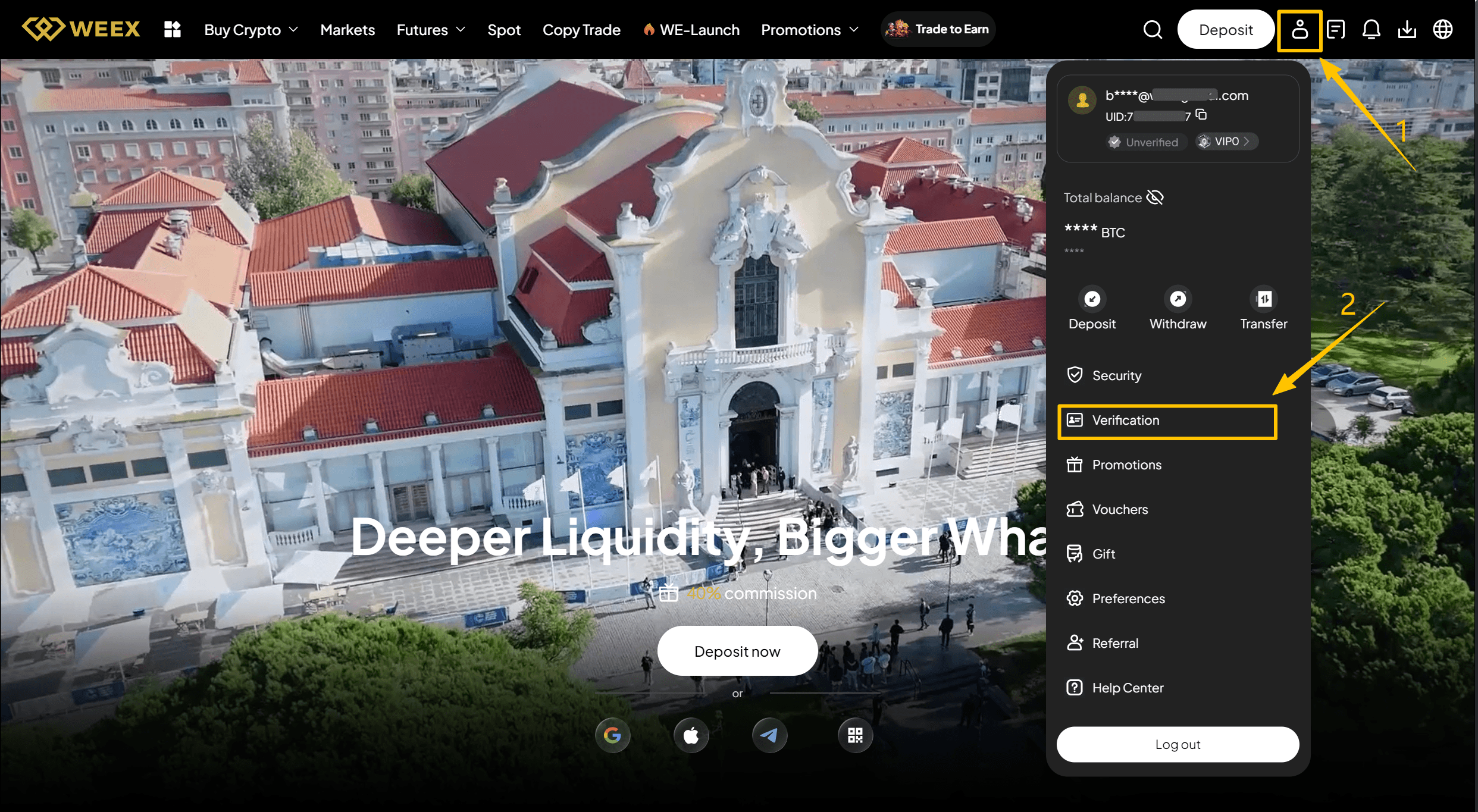 Find Your WEEX UID Via the Website Step 2.png