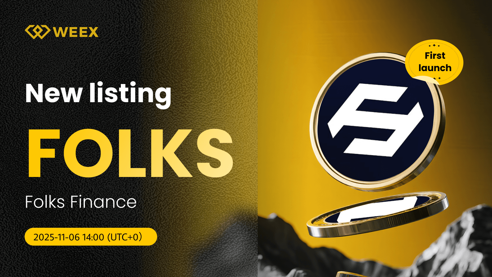 FOLKS USDT Spot Trading Live on WEEX for Folks Finance Coin