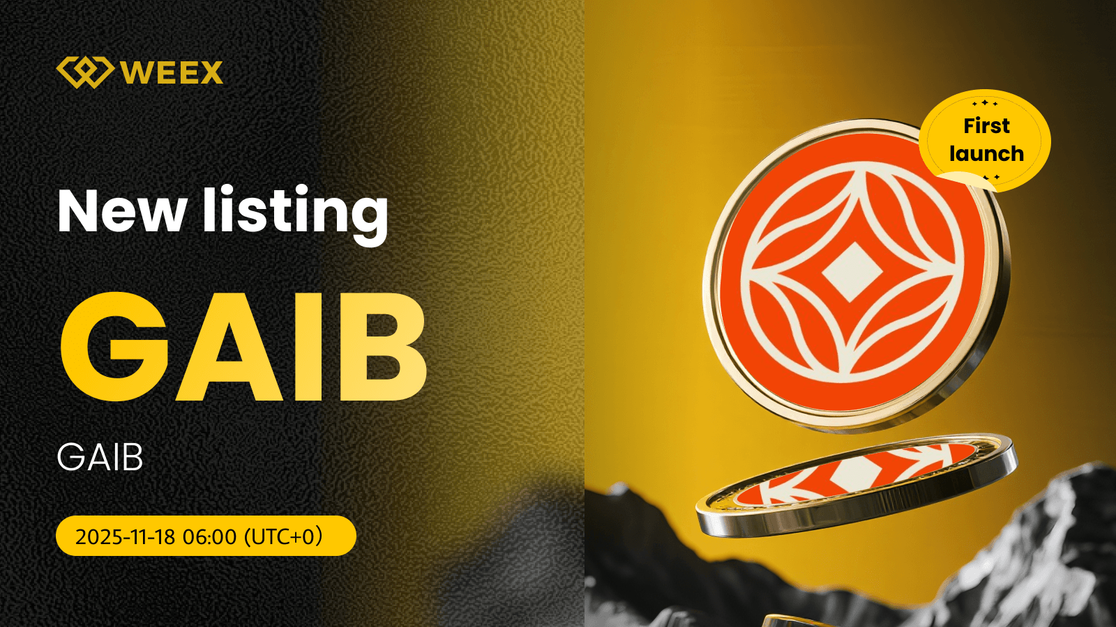 GAIB USDT Market Open: GAIB Coin on WEEX