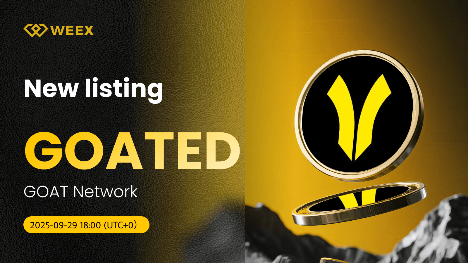 GOATED USDT Now Available on WEEX for Spot Trading
