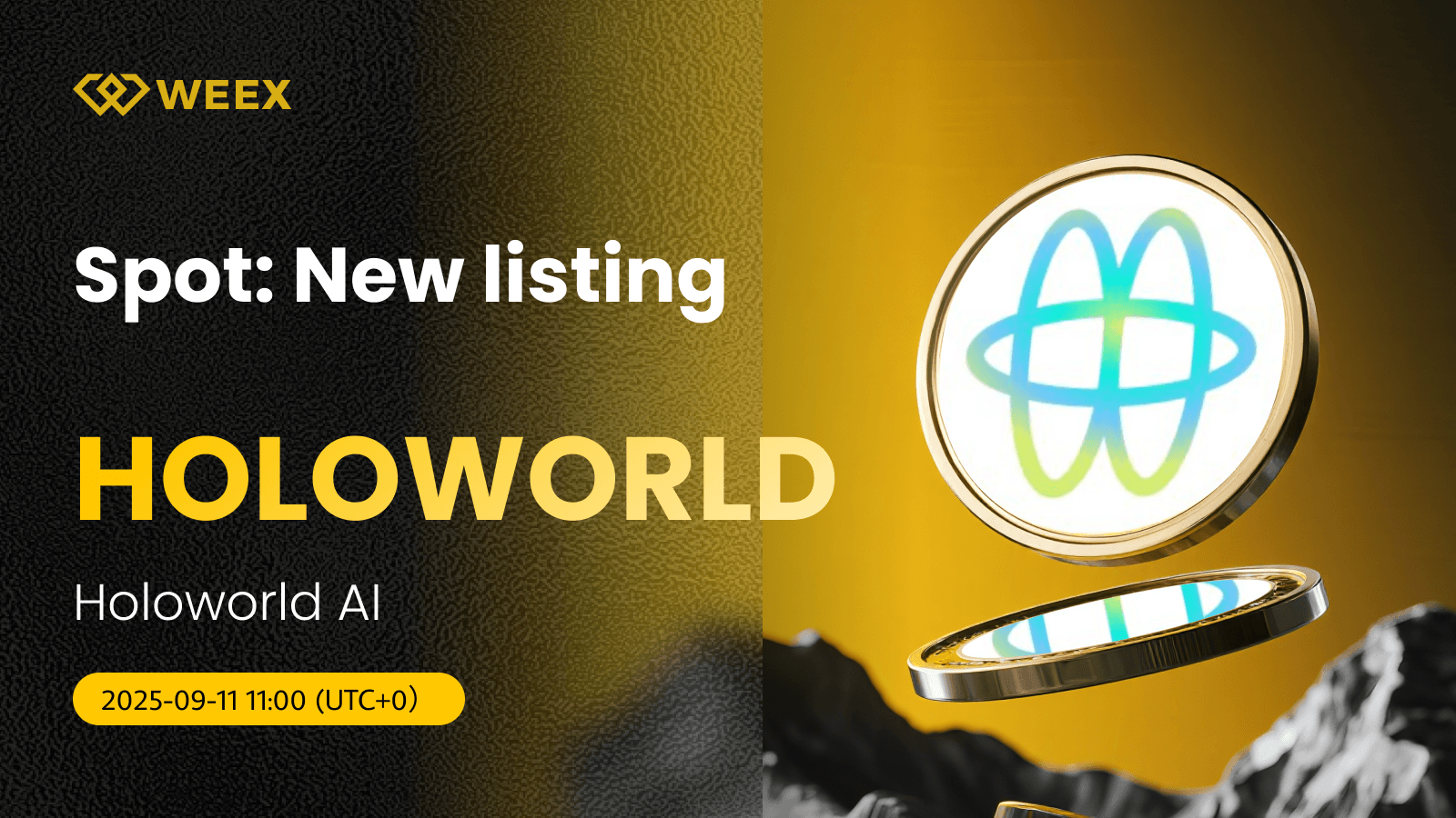 HOLOWORLD USDT Spot Trading Available on WEEX from Sep 11