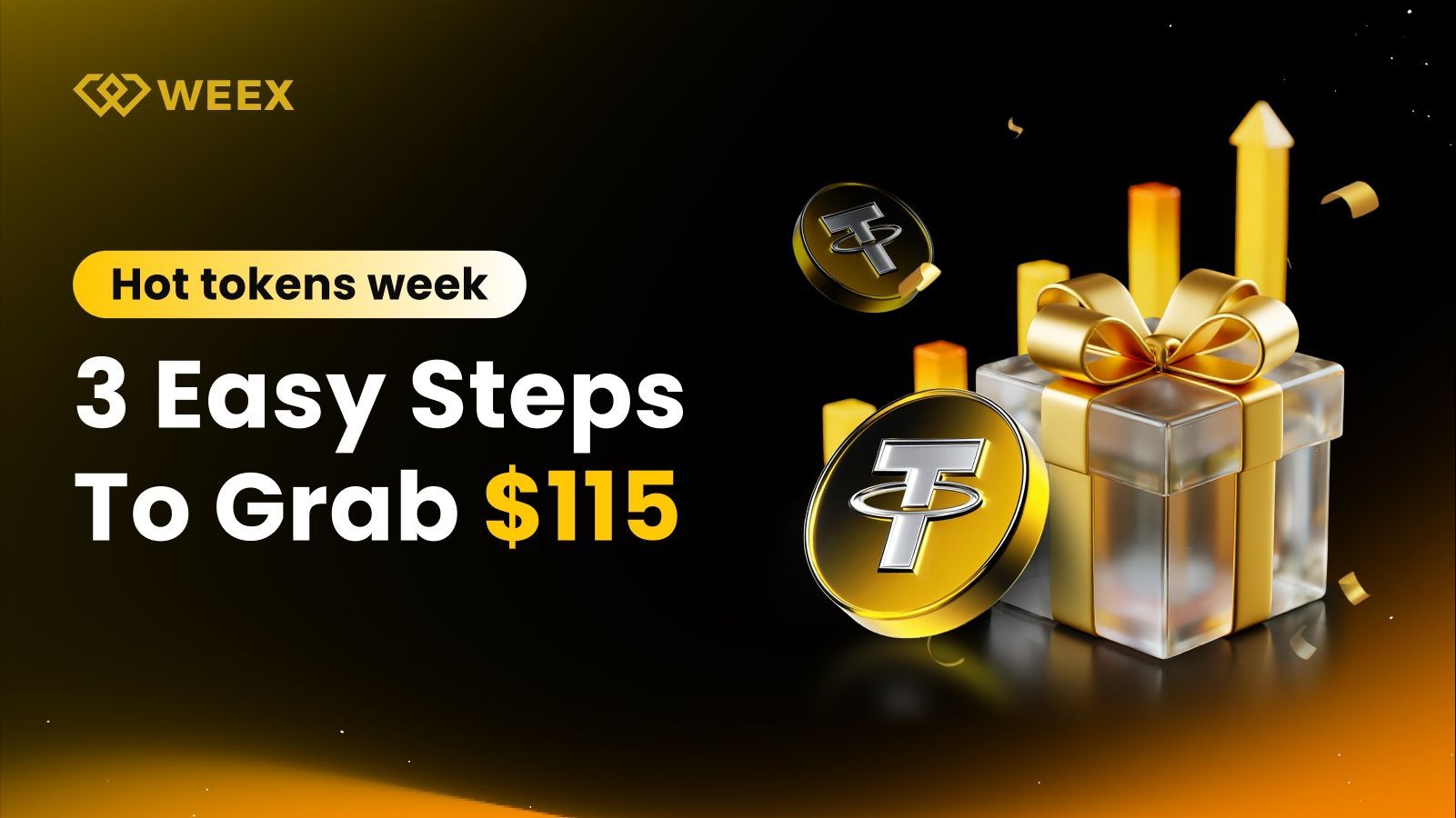 New User Exclusive on WEEX Exchange: Win 115 USDT with Hot Tokens Week Airdrop!