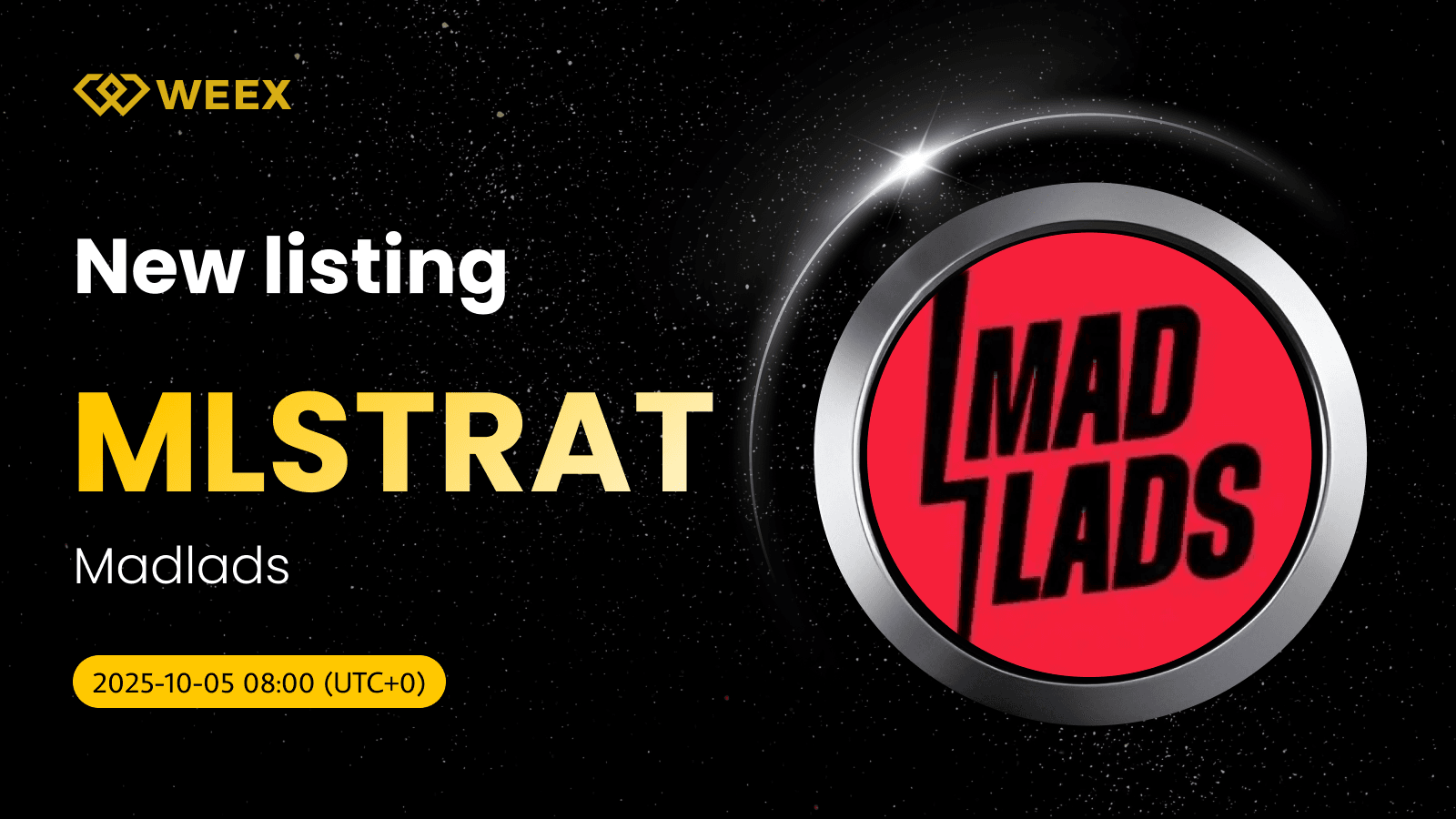 MLSTRAT USDT Now Live: Trade Madlads (MLSTRAT) on WEEX