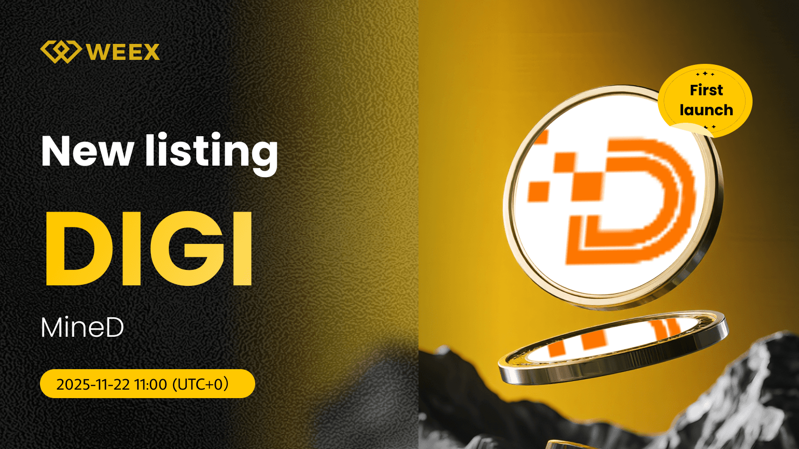 DIGI USDT Canlı İşlem: MineD (DIGI) WEEX'te Listelendi