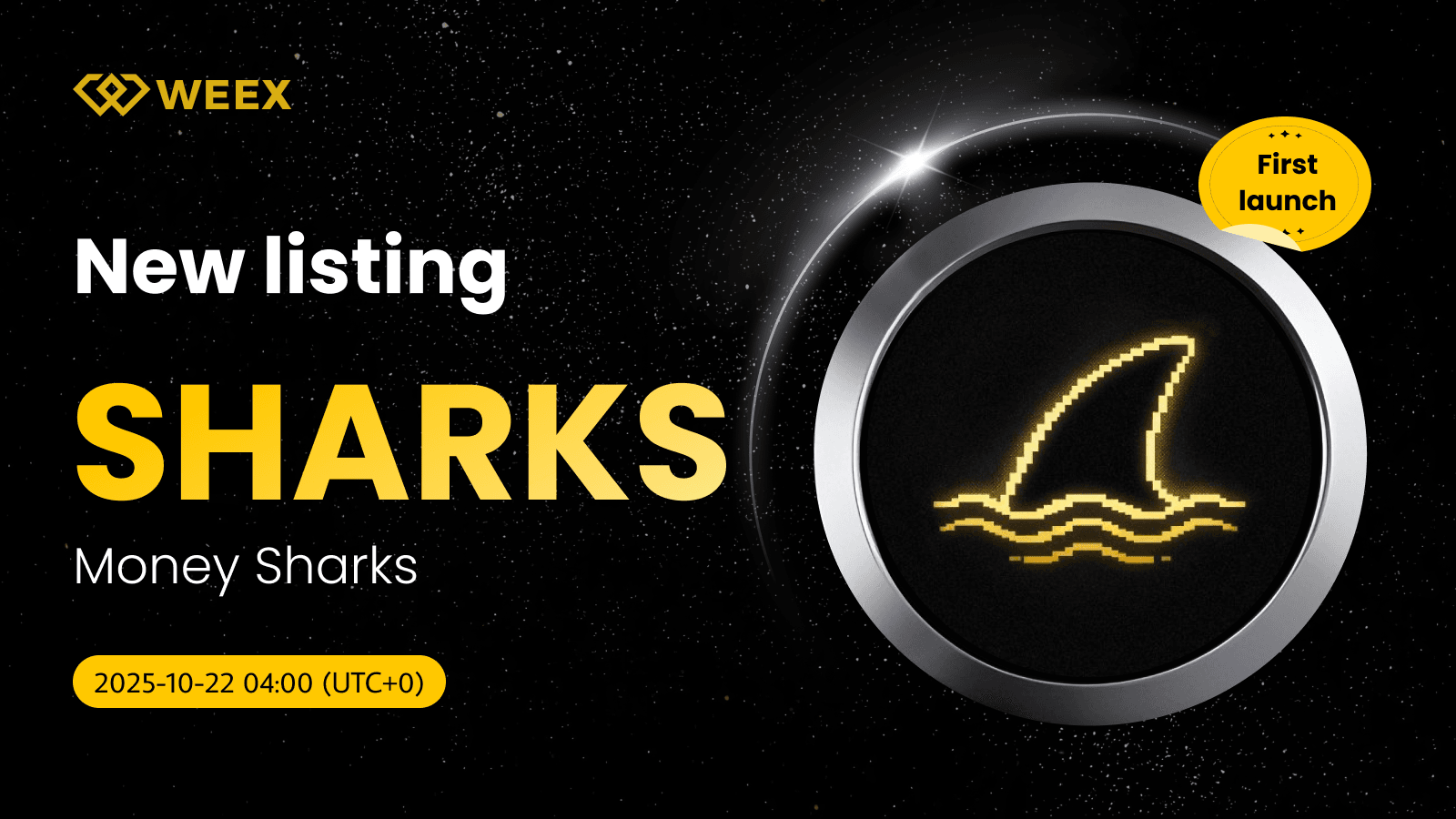 SHARKS USDT Now Live on WEEX: Money Sharks (SHARKS) Coin