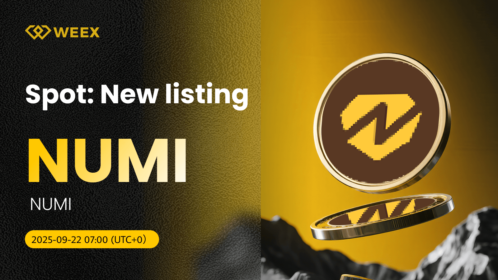 WEEX Unveils NUMI USDT Spot Pair for Trading