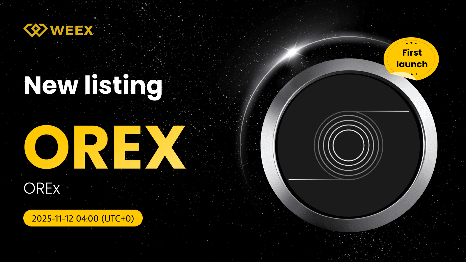 OREX USDT Lists on WEEX: OREx Coin Spot Trading