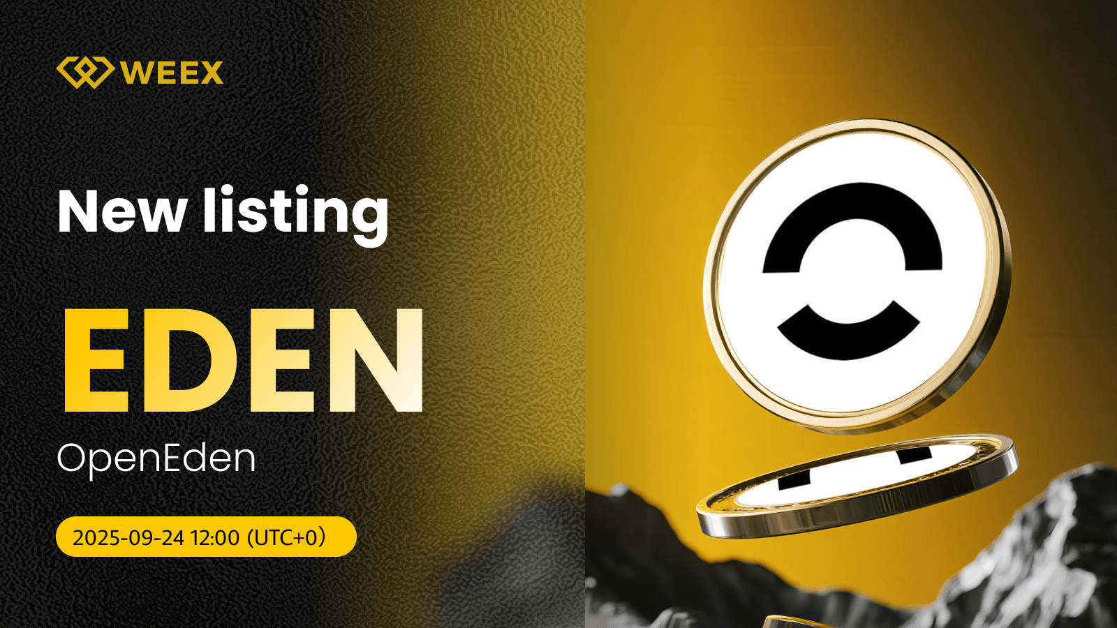 OpenEden(EDEN) Coin now Listed on WEEX Exchange