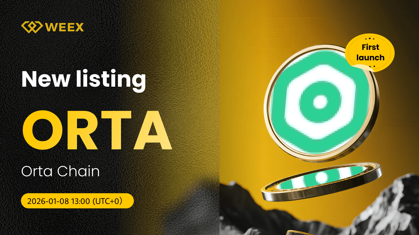 ORTA USDT Spot Trading: Orta Chain (ORTA) Coin Lists on WEEX