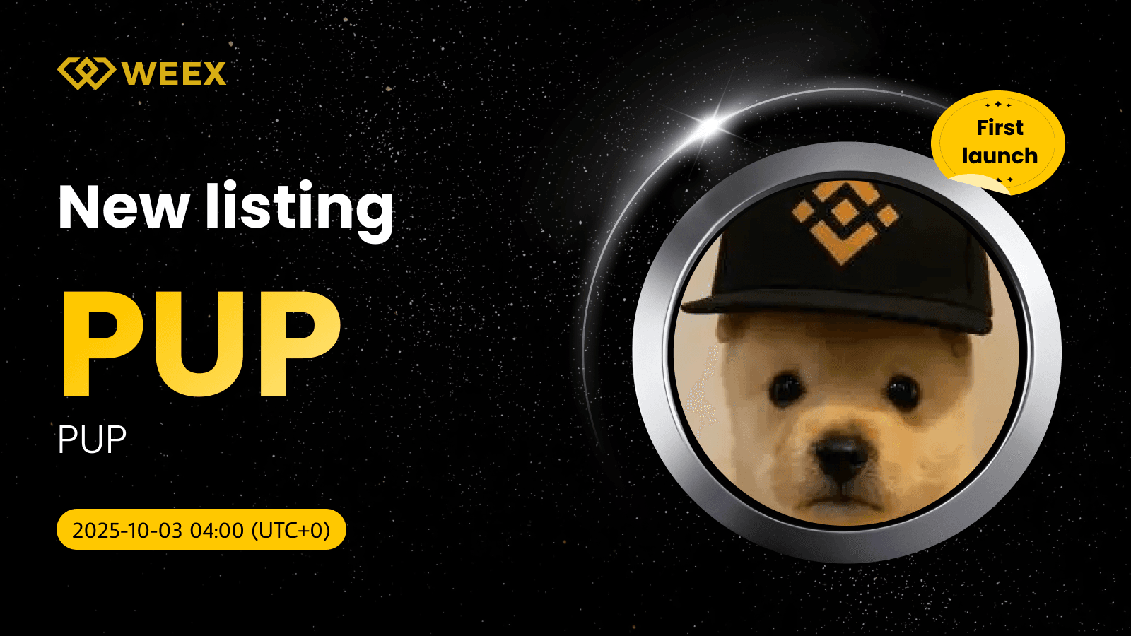 PUP USDT Spot Trading Launches on WEEX