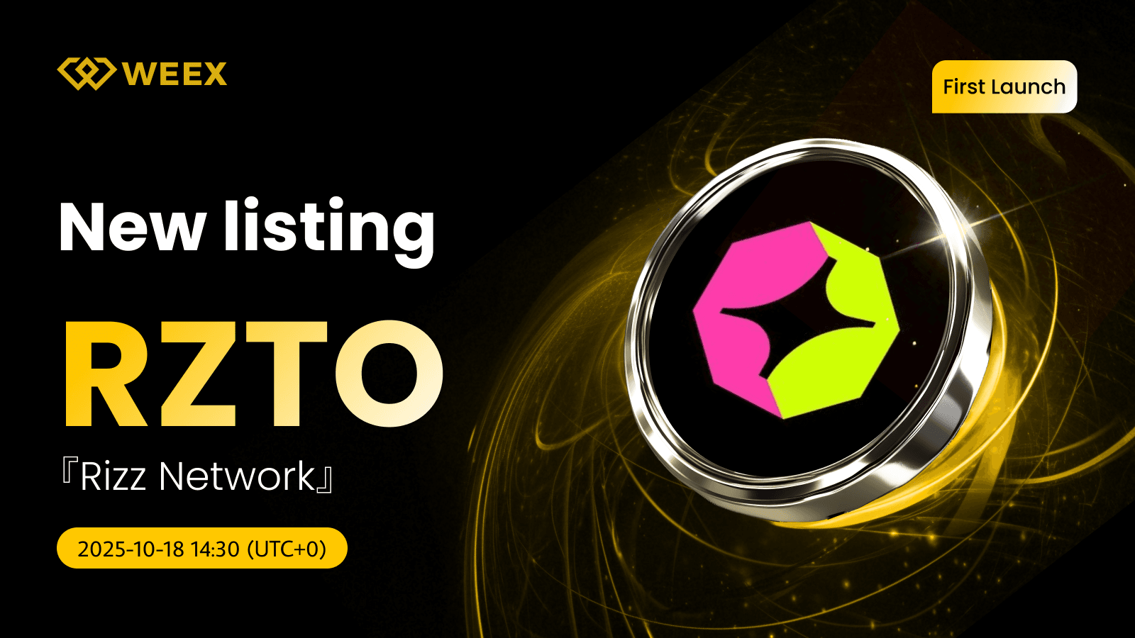 RZTO USDT Now Live on WEEX: Rizz Network (RZTO) Coin Listing