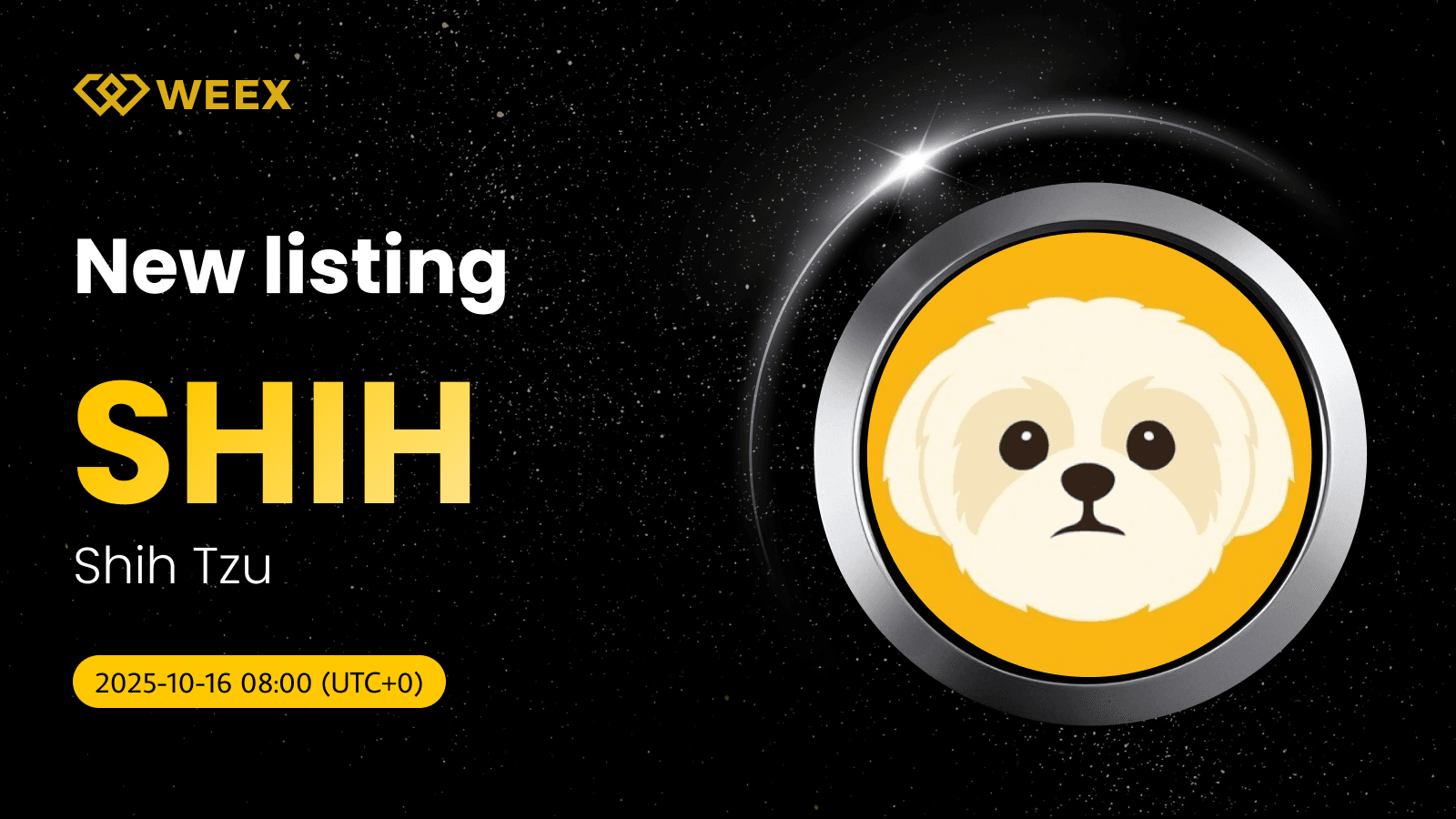 SHIH USDT Now on WEEX for Shih Tzu (SHIH) Coin Trading