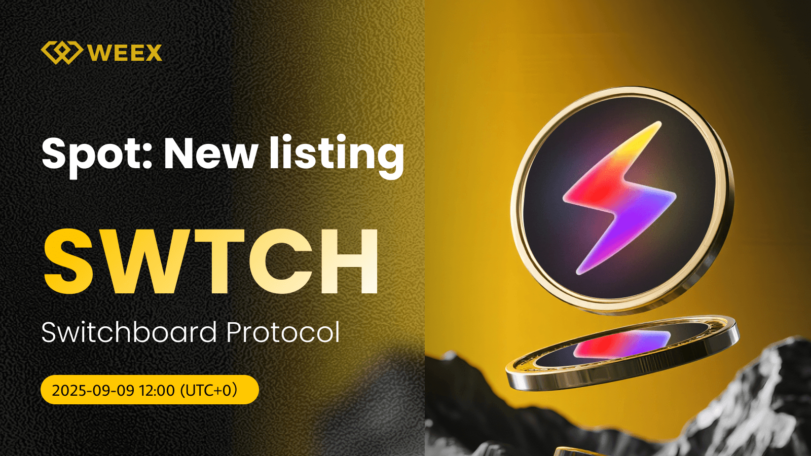 SWTCH USDT Now Listed on WEEX Spot: Trade Switchboard Protocol