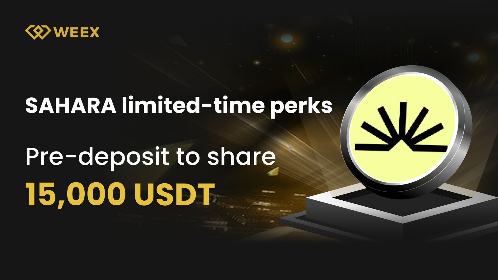 Unlock the SAHARA AI Airdrop on WEEX: Earn a Share of the style=