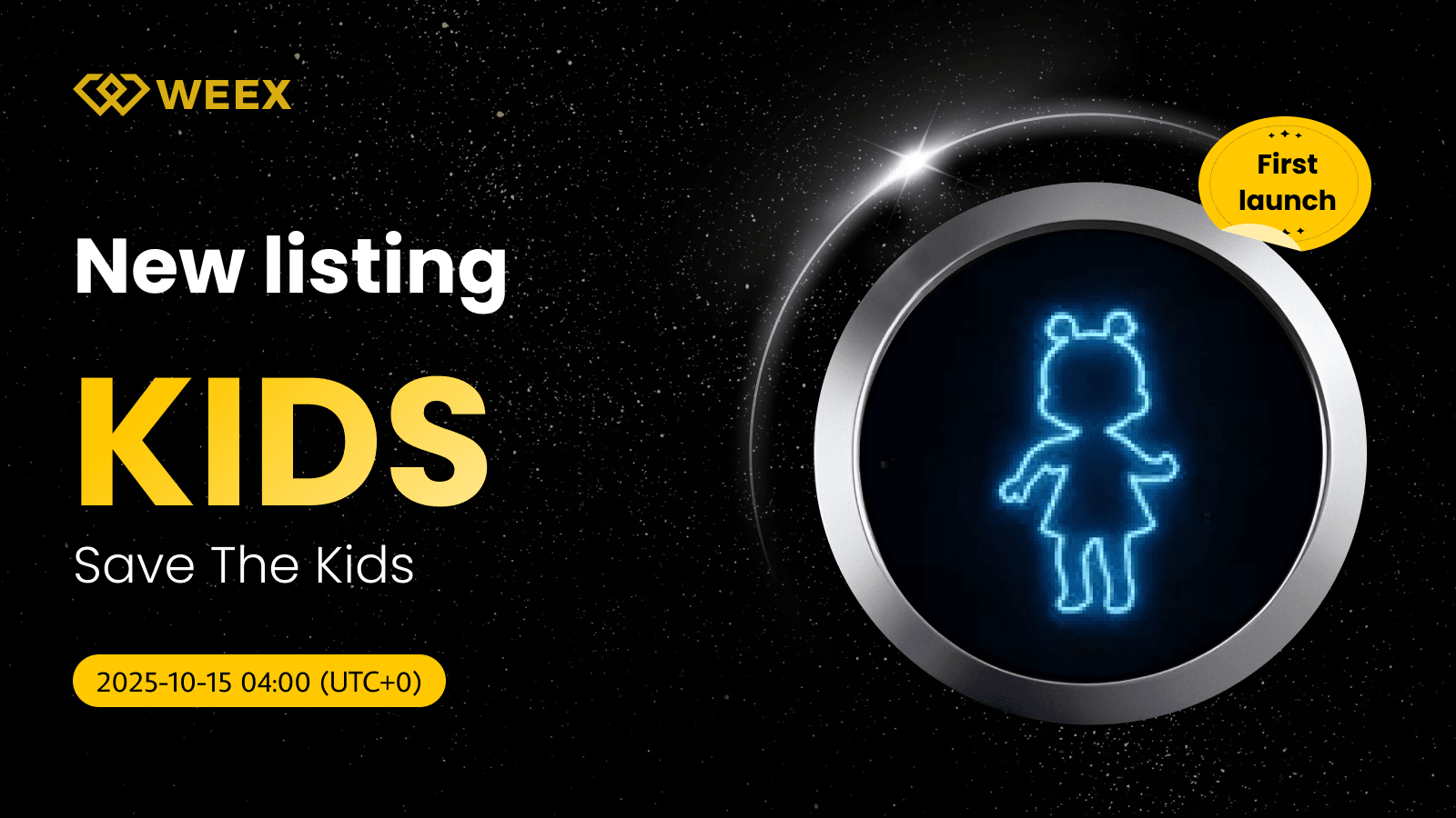 KIDS USDT Debuts: WEEX Lists Save The Kids (KIDS) Coin