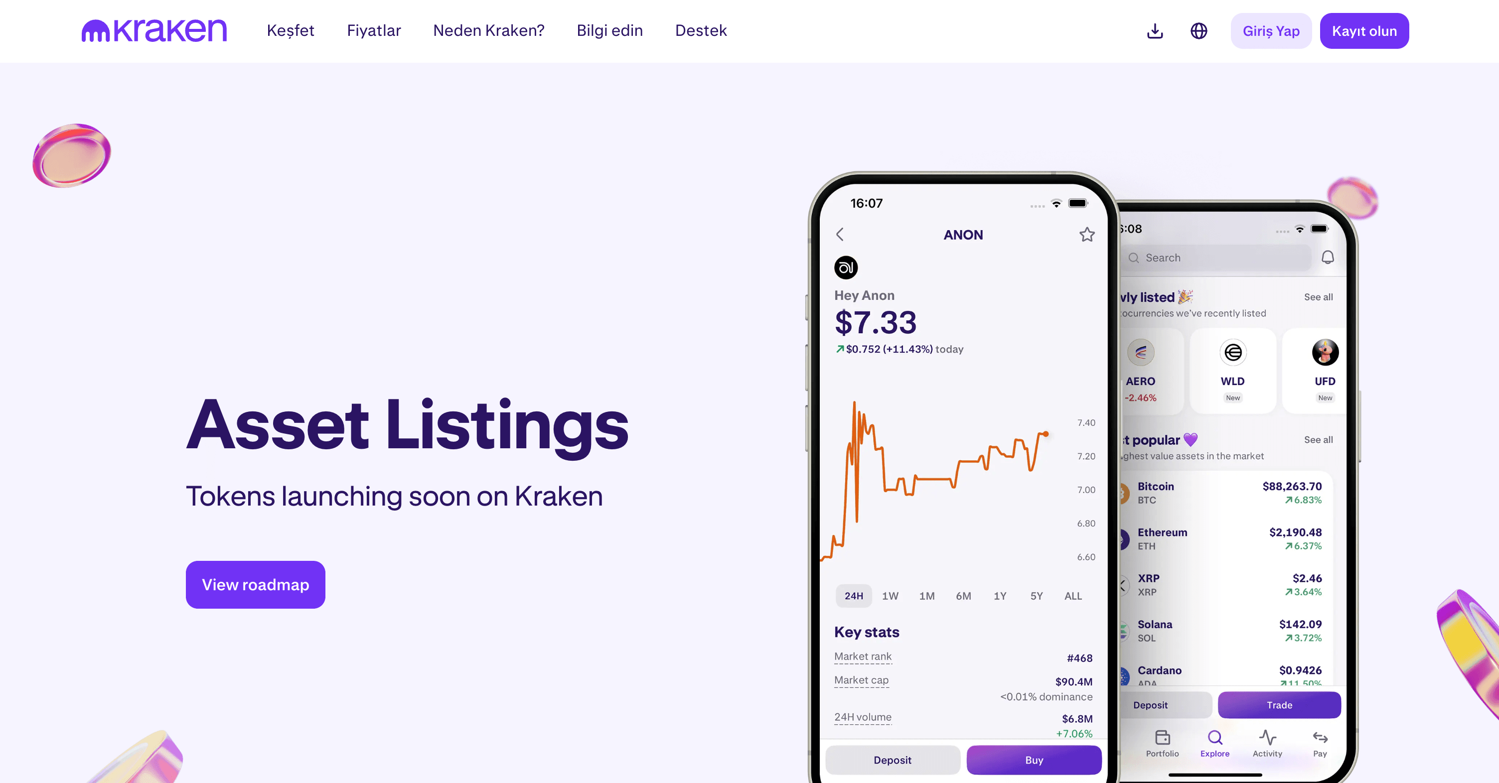 Kraken exchange in Trukey