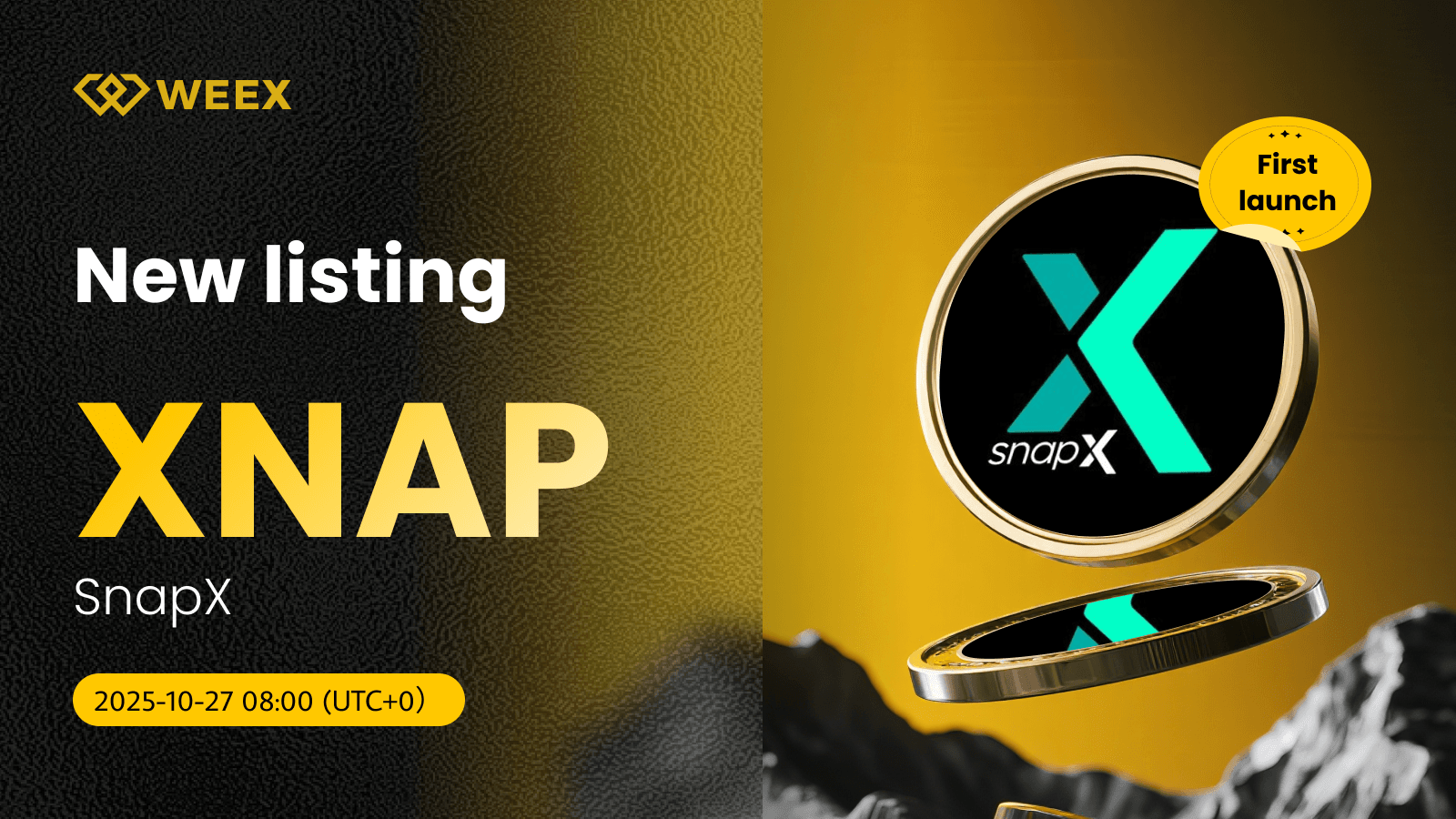 XNAP USDT Spot Trading Live on WEEX: SnapX Coin