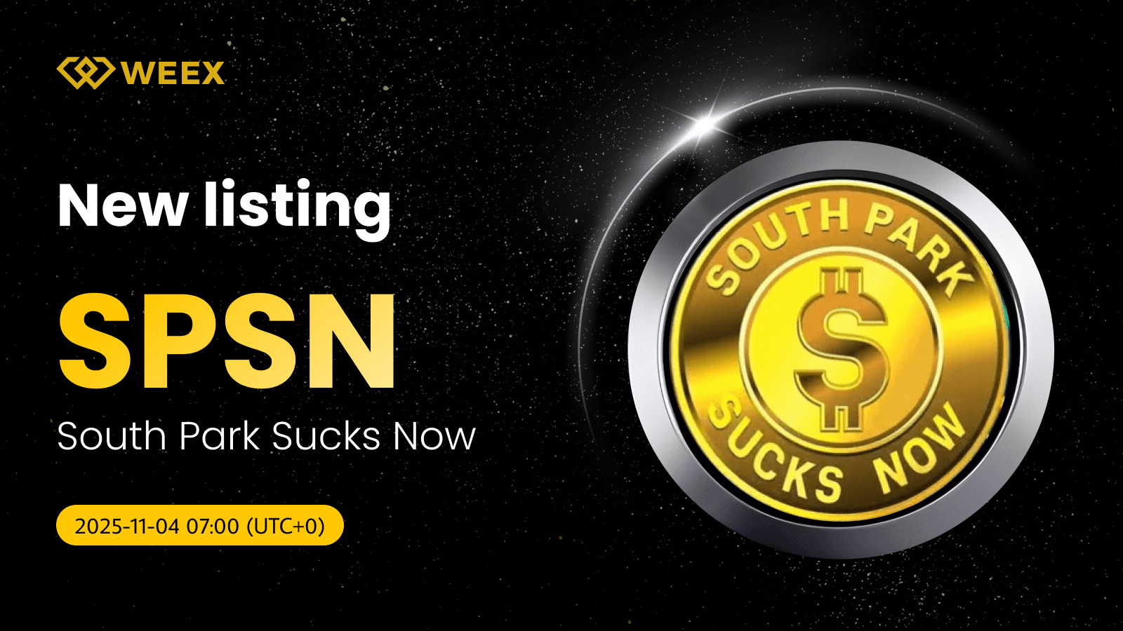 SPSN USDT Spot Trading Goes Live on WEEX Exchange