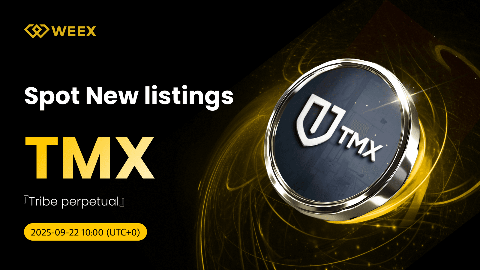 WEEX Spot Market Lists Tribe perpetual Coin (TMX USDT)