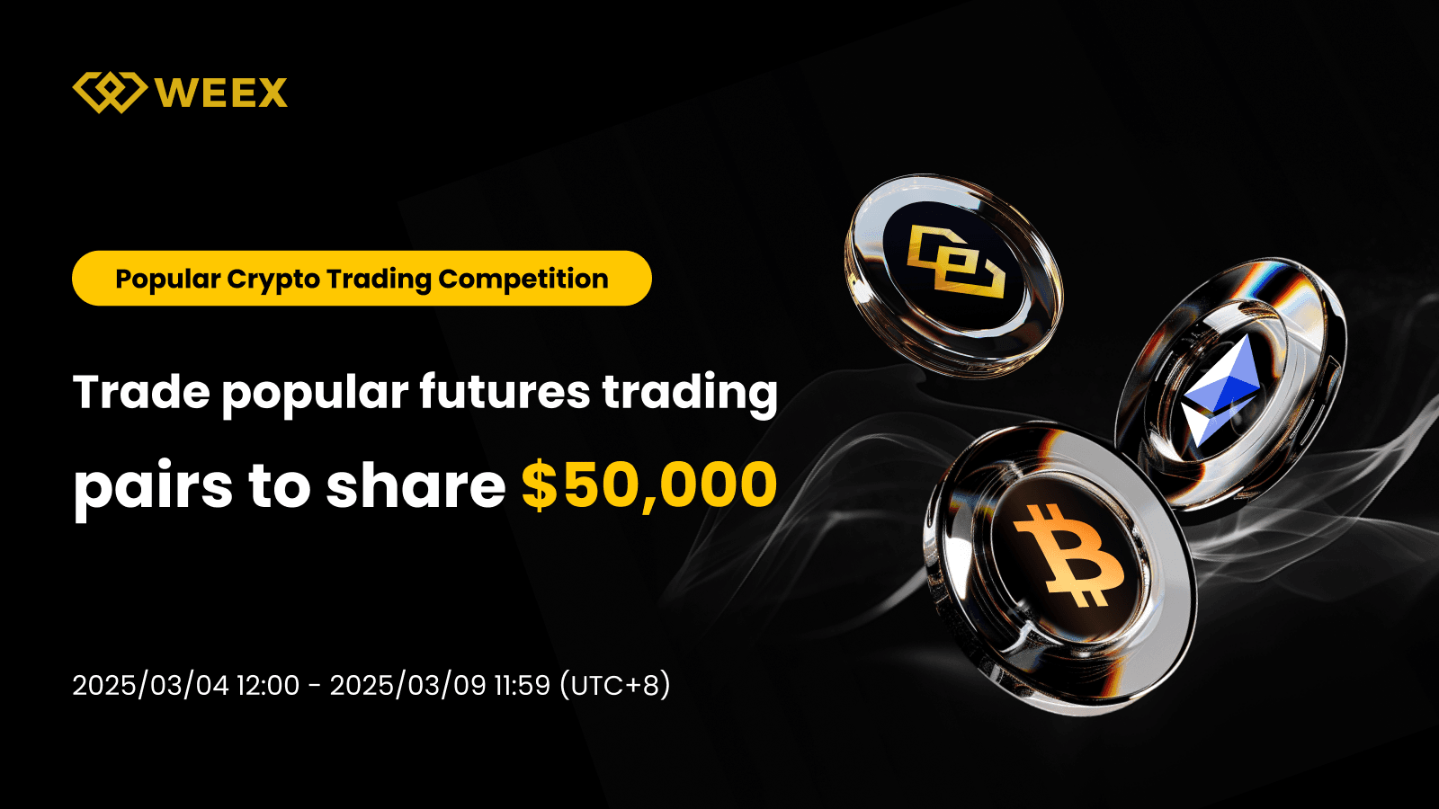 Top Crypto Trading Contest – Compete for 50,000 USDT