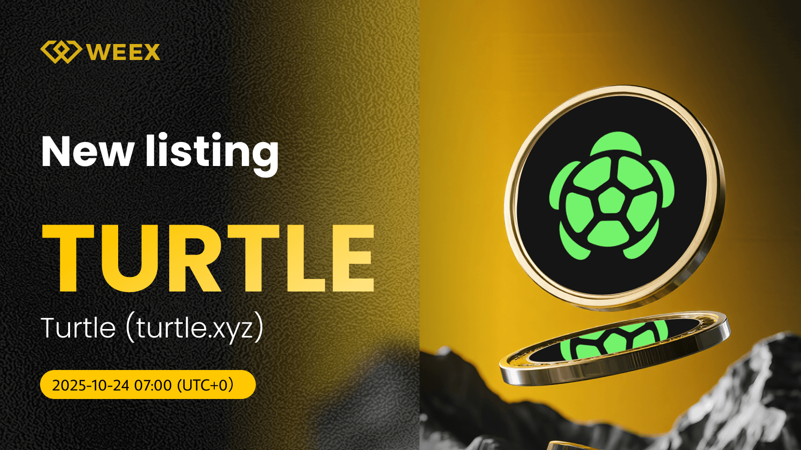 TURTLE USDT Spot Trading Opens on WEEX for Turtle (turtle.xyz)