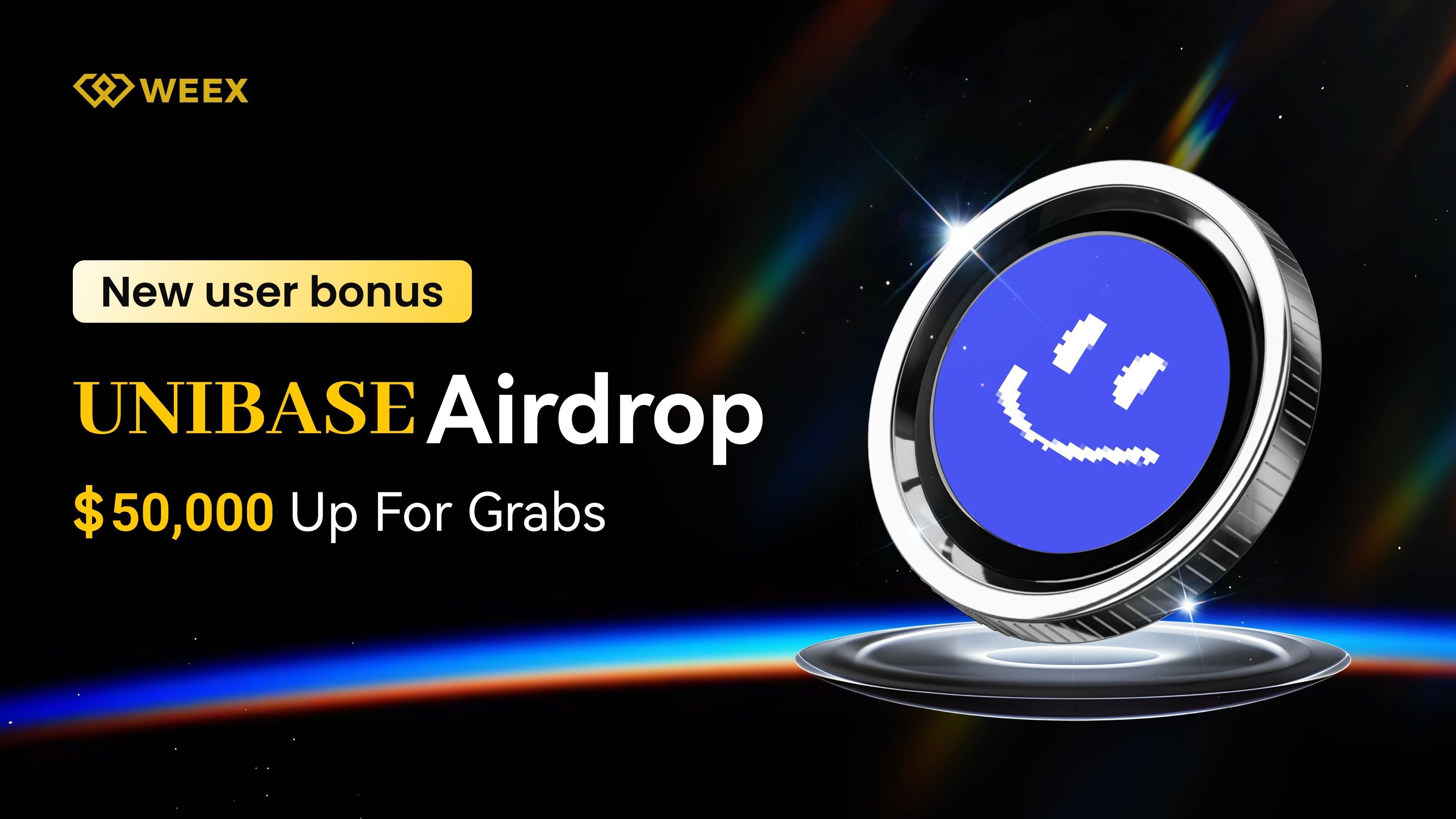UNIBASE New User Airdrop on WEEX Exchange: Claim Your Share of 0,000 with 3 Days Left!