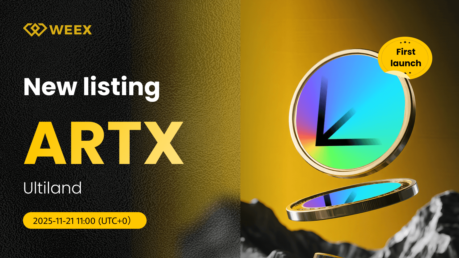 ARTX USDT Artık Yayında: Ultiland (ARTX) Coin WEEX'te Listelendi