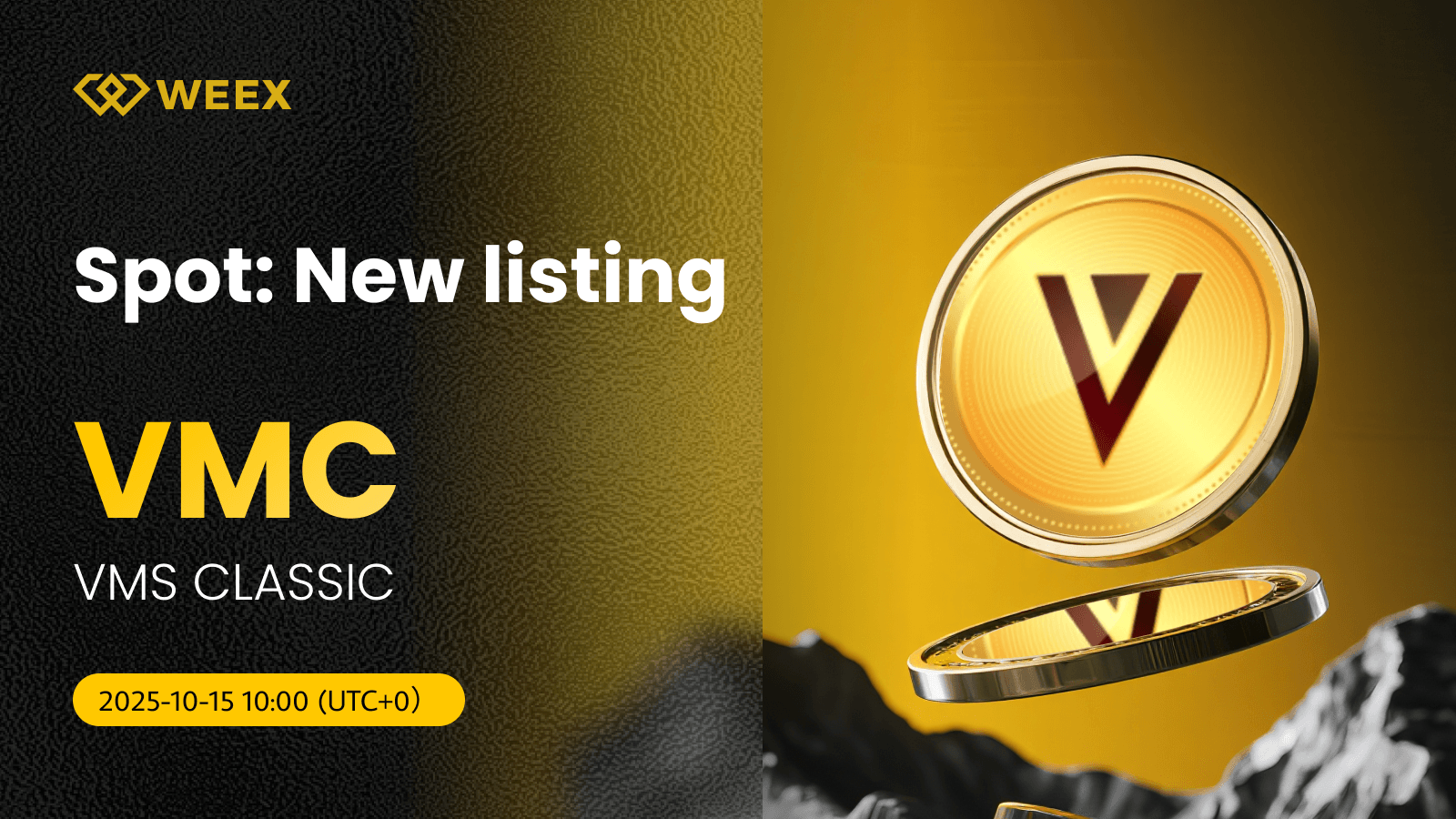 VMC USDT Spot Trading Opens on WEEX for VMS CLASSIC Coin