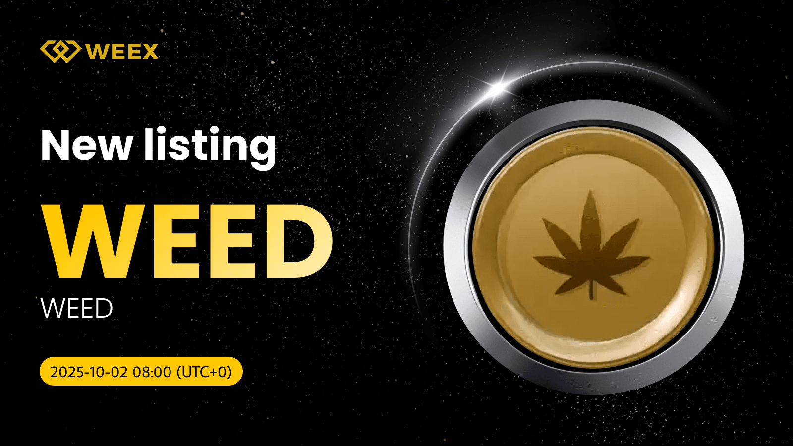 WEED USDT Goes Live on WEEX: Trade WEED Coin