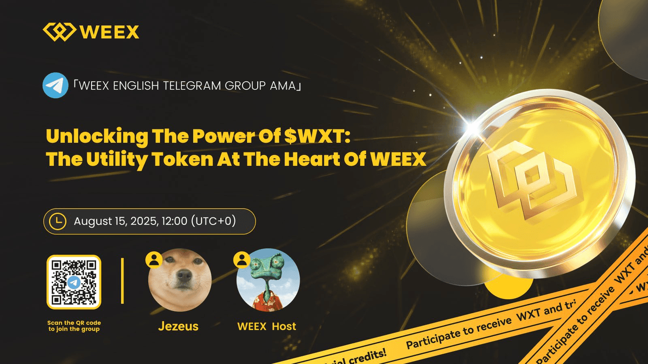 WEEX AMA Recap: Unlocking the Power of $WXT — The Utility Token at the Heart of WEEX