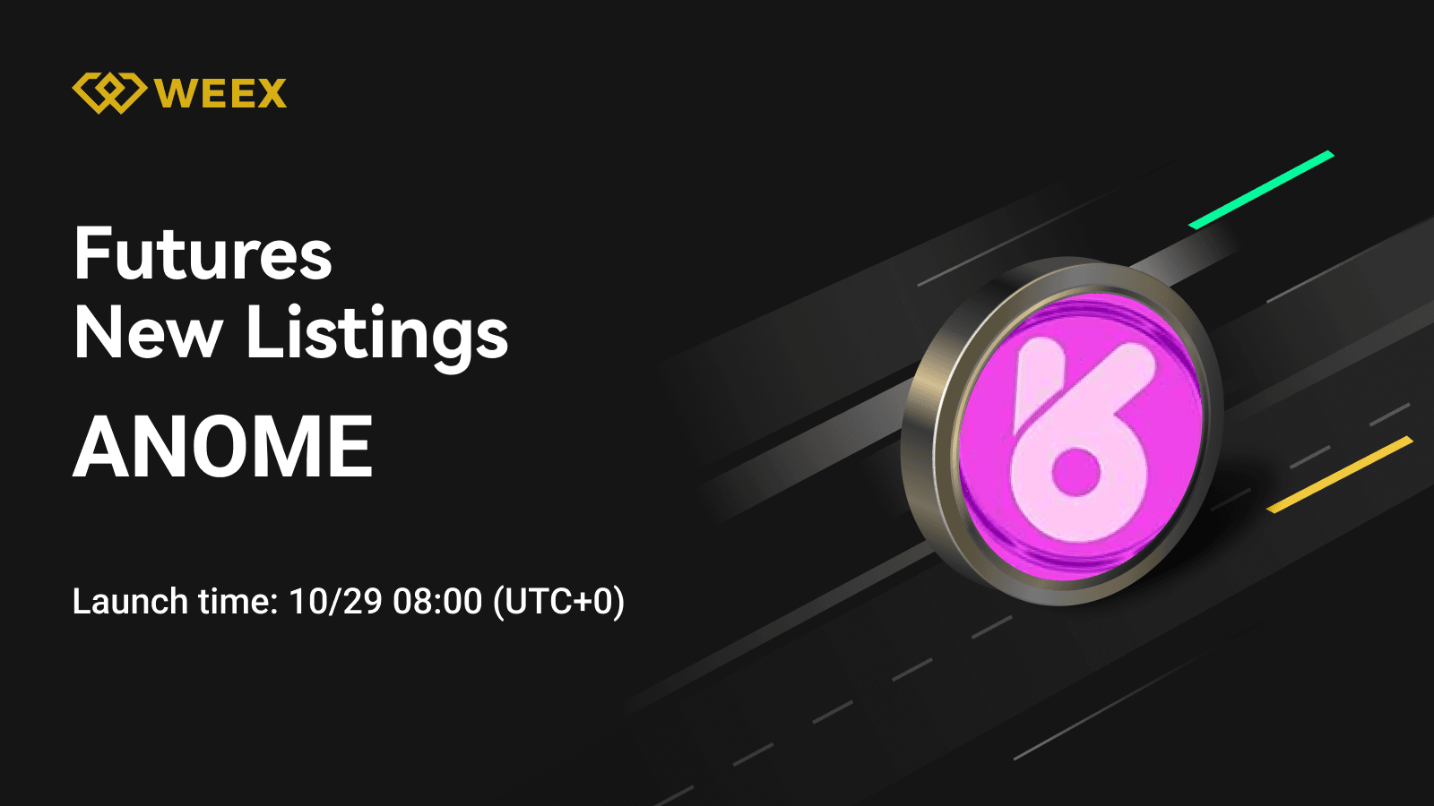 ANOME USDT Perpetual Futures Now Live on WEEX