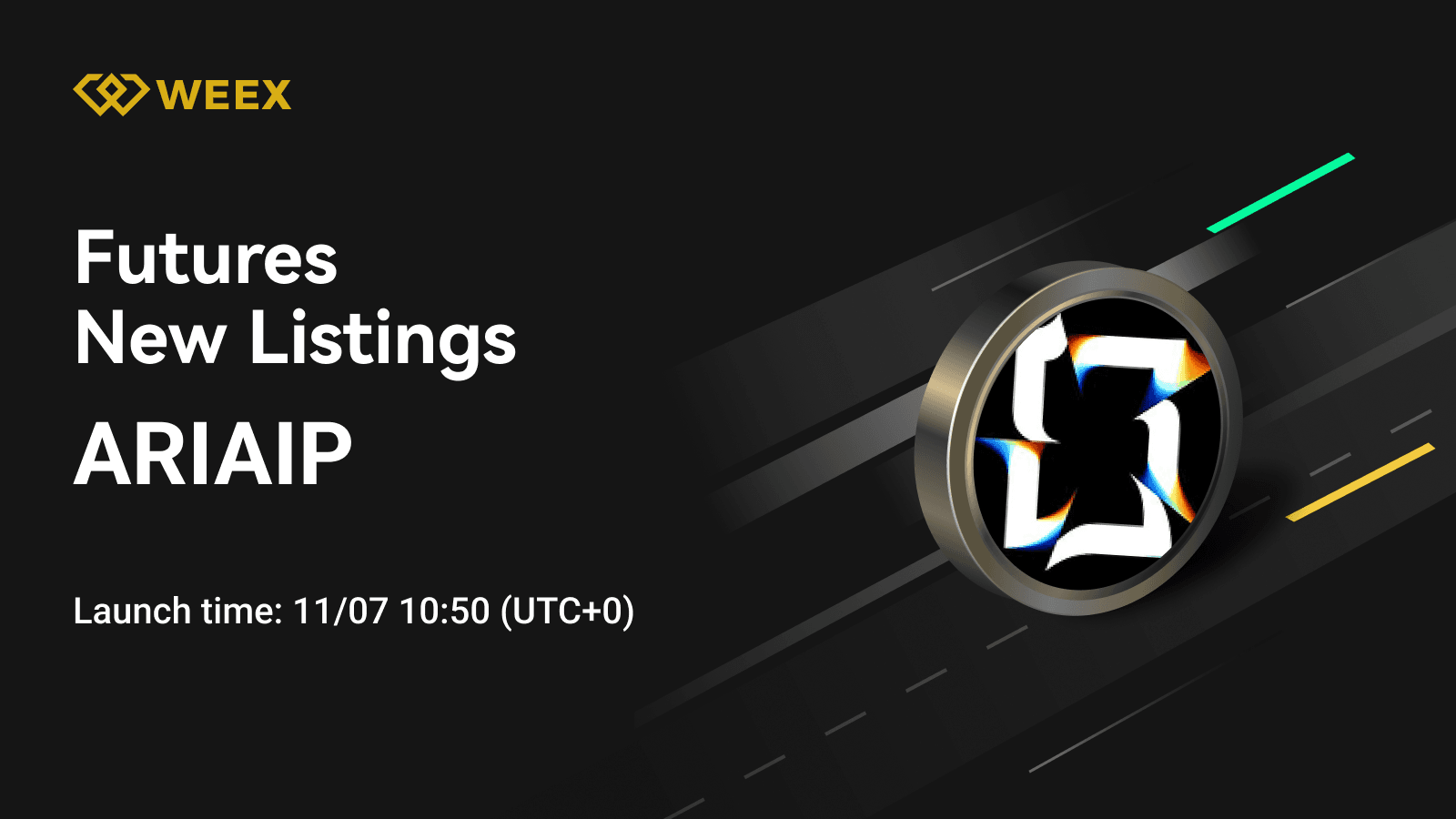 WEEX先物上場 ARIAIP USDT永久限月