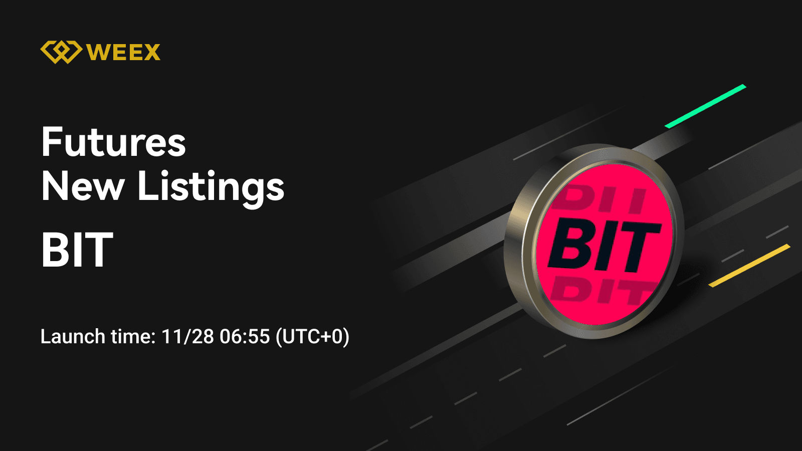 BIT USDT Contrato Perpetuo: Nueva cotización en WEEX Futures