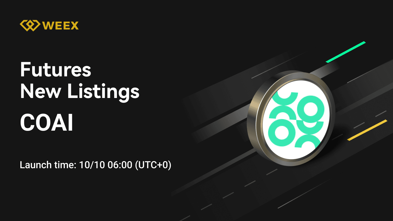 WEEX Lists COAI USDT Futures for AI Token Traders